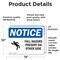 Signmission 10 in Height, 14 in Width, Vinyl Decal, Rectangle OS-2PACK-NS-D-1014-L-12425 - alternate 5